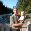 Kevin and grandson Matthew at Trail of Cedars